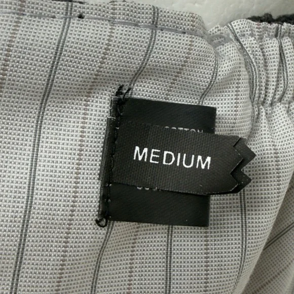 Goorin Bros Reversible Newsboy Cap Black & Grey Pinstripe Cotton Flat Hat Size M - Picture 13 of 15